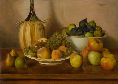 Still Life with Fruit by Eugenio De Giacomi