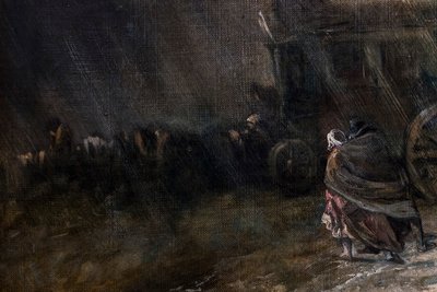 The Diligence by Eugenio Luca y Velasquez