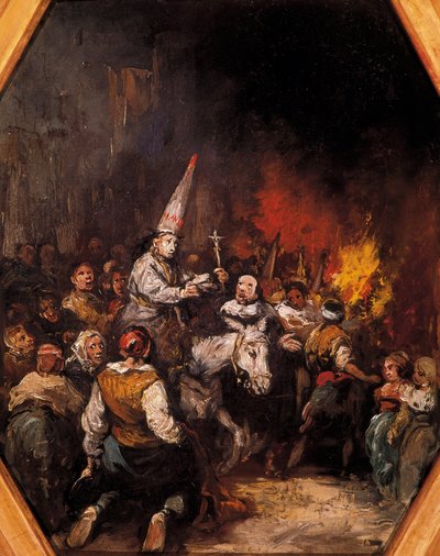 Damned by the Inquisition by Eugenio Lucas Velázquez