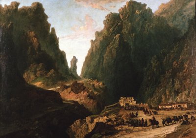 Landscape with Smugglers by Eugenio Lucas Velázquez