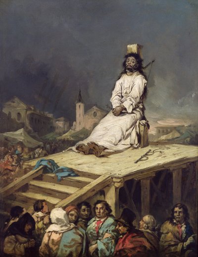 The Garrotte by Eugenio Lucas y Padilla