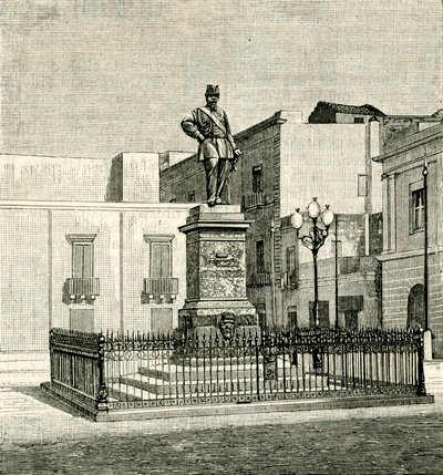 Monument to Vittorio Emanuele II, by Eugenio Maccagnani, Lecce, Apulia, Italy by Eugenio Maccagnani