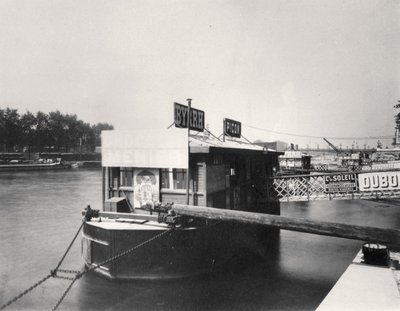 Boat on the Seine by Eugène Atget
