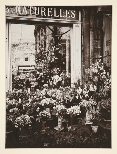 Flower Shop by Eugène Atget
