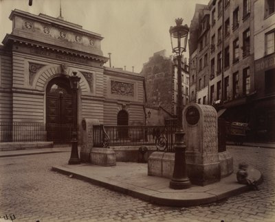 Fountain of the École Polytechnique by Eugène Atget