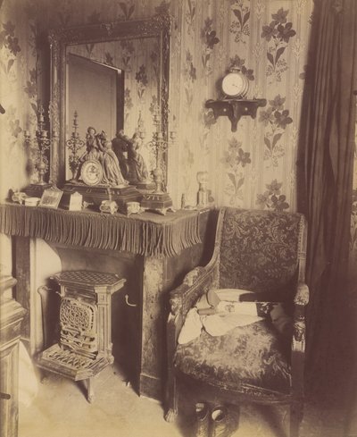 Interior of a Working Class Home, rue de Romainville by Eugène Atget