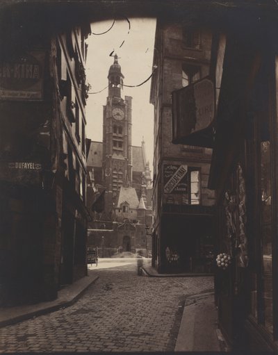 Rue de la Montagne-Sainte-Geneviève by Eugène Atget