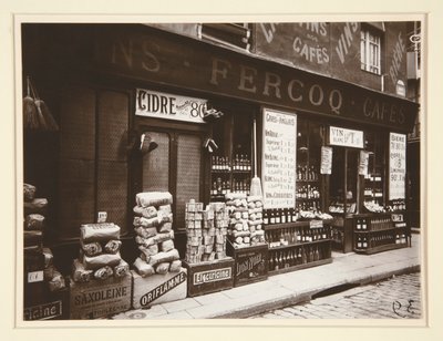 Store Front by Eugène Atget