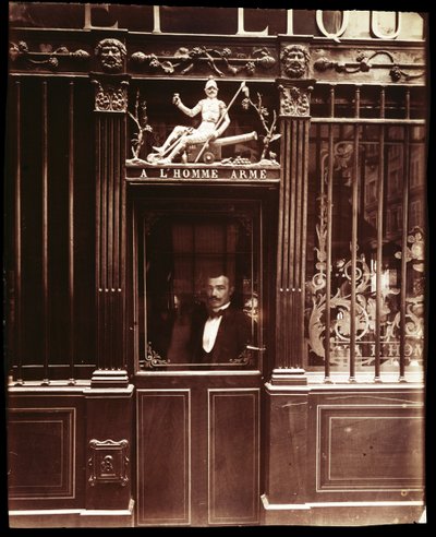 Study of Paris Cafe by Eugène Atget