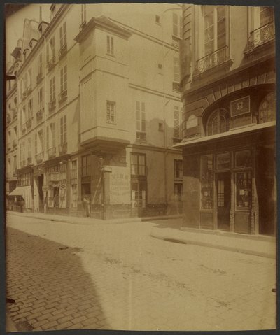 Tourelle rue Saint Paul. Said to be the study of Botal, physician of Henri III by Eugène Atget
