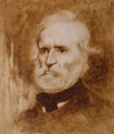 Portrait of Louis-Auguste Blanqui by Eugène Carrière