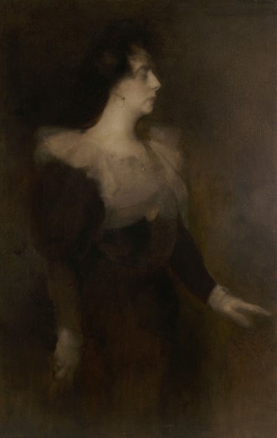Portrait of Pauline Ménard-Dorian, c. 1890 by Eugène Carrière