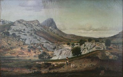 The Garrigues of Pic Saint-Loup by Eugene Castelnau