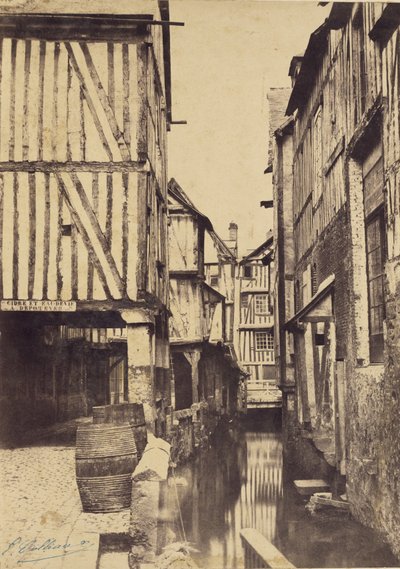 Alley with Canal by Eugène Colliau