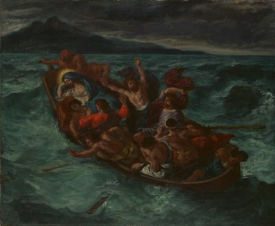 Christ Asleep during the Tempest by Ferdinand Victor Eugene Delacroix