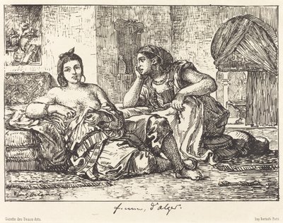 Women of Algiers, 1833 by Eugène Delacroix