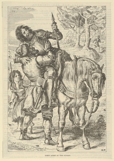 Goetz Aided by the Gypsies by Eugène Delacroix