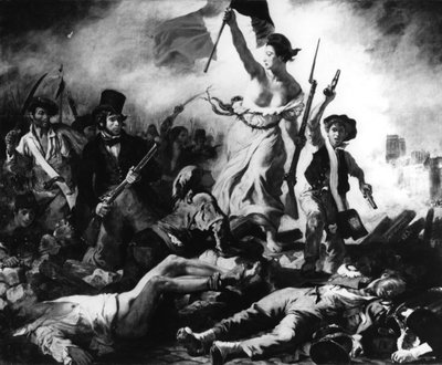 Liberty Leading the People, 28th July 1830 by Eugène Delacroix