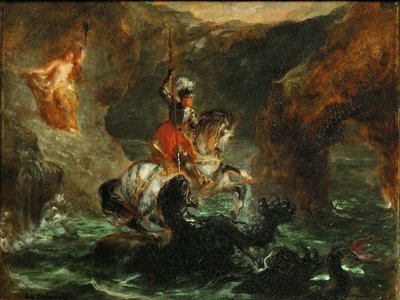 Perseus Freeing Andromeda by Eugène Delacroix
