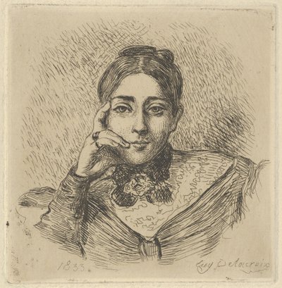 Portrait of Madame Frédéric Villot by Eugène Delacroix