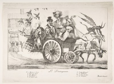 The Board of Censors Moves Out by Eugène Delacroix