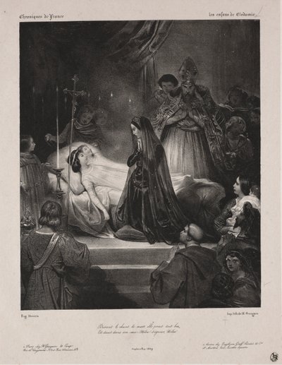 Chronicles of France: The Children of Clodomir, 1829 by Eugène François Marie Joseph Devéria