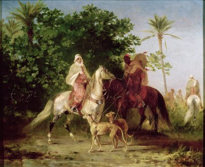 Departing for the Hunt by Eugène Fromentin