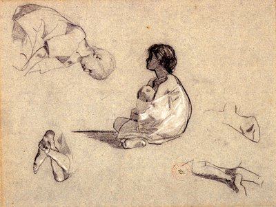 Studies of Arab Children by Eugène Fromentin