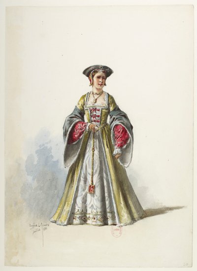 Saint-Saëns - Henry VIII - Costume Designs - Lacoste - 20. Costume by Eugene Lacoste