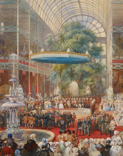 Opening of the Great Exhibition, 1 May 1851 by Eugène Lami