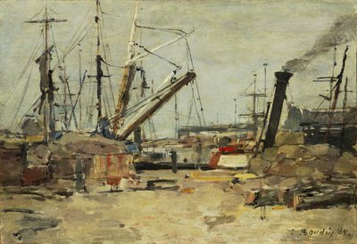 The Trawlers by Eugene Louis Boudin