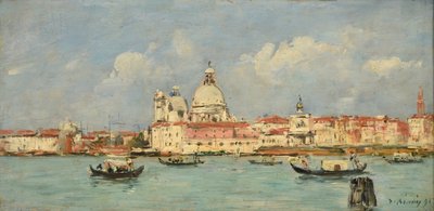 Venice. The Customs House and Santa Maria della Salute by Eugene Louis Boudin