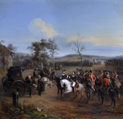 General Despret and Louis-Philippe, Duke of Chartres at Gravelotte, July 1792 by Eugène Louis Charpentier