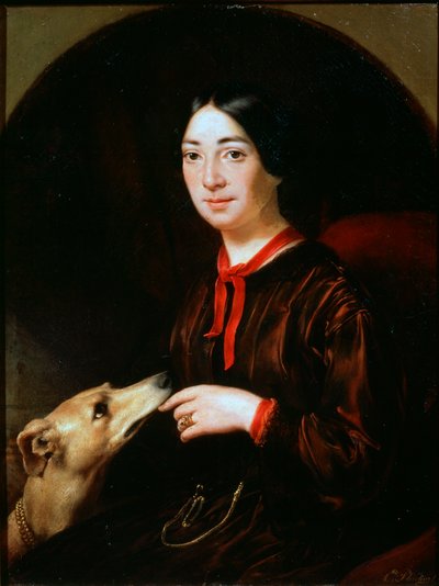 Portrait of the Singer and Composer Pauline Viardot by Eugéne Pluchart