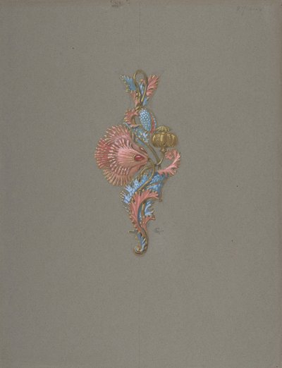 Design for a Pendant by Eugene Grasset