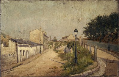 Rue du Pot-au-Lait in 1894 by Eugène de Ménorval