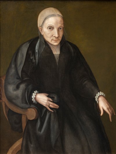 Portrait of the artist’s mother-in-law by Europa Anguissola