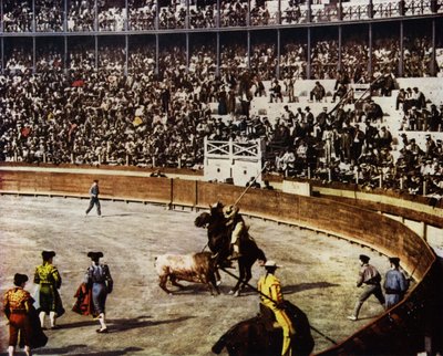 A Spanish bull-fight by European Photographer
