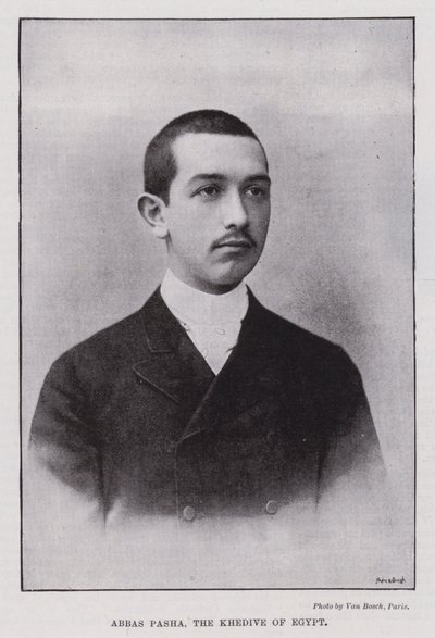 Abbas Pasha, Khedive of Egypt by European Photographer