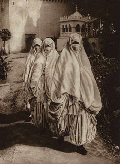 Algiers, Women at walk by European Photographer