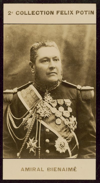 Admiral Amedee-Pierre-Leonard Bienaime by European Photographer