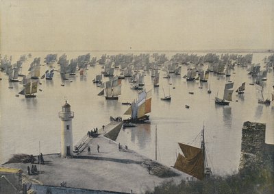 Departure of Fishing Boats from Cancale by European Photographer