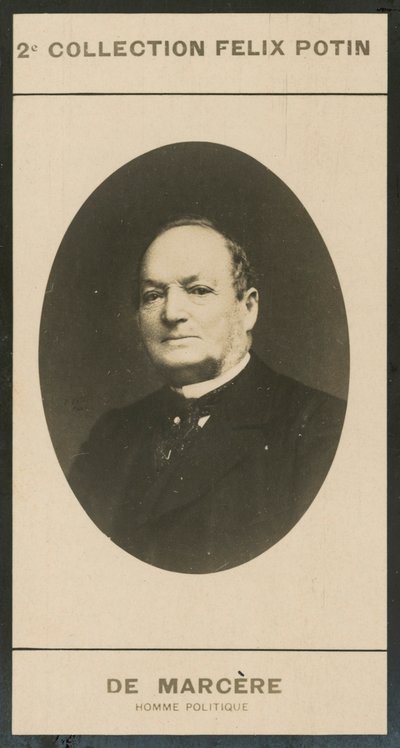 Emile-Louis-Gustave des Hayes De Marcere, Politician by European Photographer