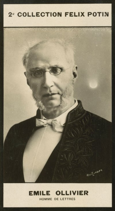Emile Ollivier, Man of Letters by European Photographer