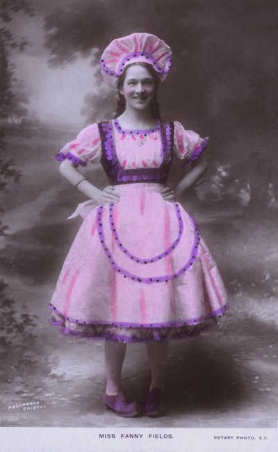 Fanny Fields, American theatre actress by European Photographer