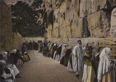 Jews Wailing Place by European Photographer