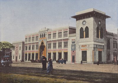 The Railway Station in Cairo by European Photographer