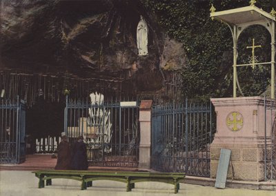 Lourdes, the Grotto by European Photographer
