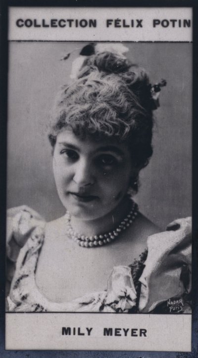 Madame Emilie Mily-Meyer (1860) by European Photographer