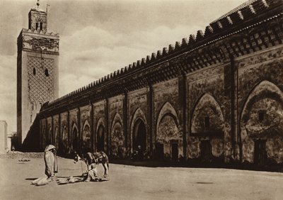 Marrakech, Kasbah Mosque by European Photographer